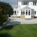 Patio and turfing in Essex
